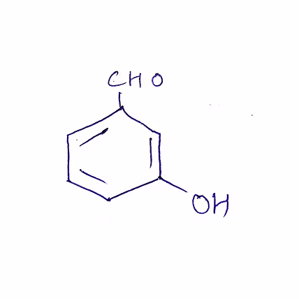 White powder form of Metahydroxy benzaldehyde used as an industrial chemical and API intermediate.  