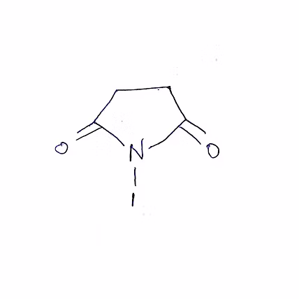 White powder form of N-Iodosuccinimide used as an industrial chemical and API intermediate.  
N-Iod