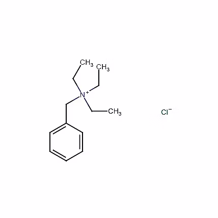 White powder form of N-Benzyl-N,N,N-triethylammonium chloride used as an industrial chemical and API