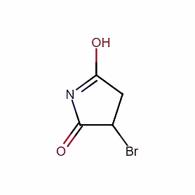 White powder form of N-Bromo succinimide used as an industrial chemical and API intermediate.  
N-B