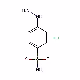 Brownish powder form of 4-Sulfoamido phenyl hydrazine HCl used as an industrial chemical and API int