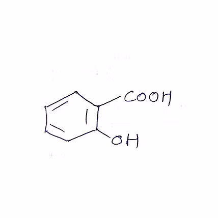 Clear colourless liquid form of Salicylic acid used as an industrial chemical and API intermediate.