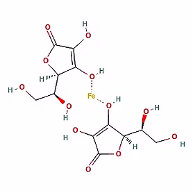 1. Ferrous ascorbate supplement for iron deficiency anemia, combining iron with vitamin C for better