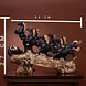 Elegant Black Galloping Horses Sculpture-4-sm