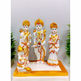 gold plated ram darbar idol divine home decor