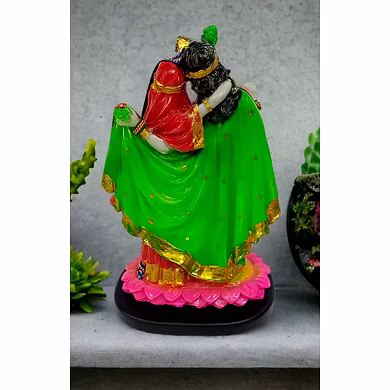 Colorful Radha Krishna Figurine – Enchanting Home Decor by P&amp;R Groups-3