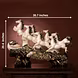 Majestic Eight Horse Figurine – Powerful Prosperity Decor by P&amp;R Groups-4-sm