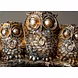 Elegant Owl Family Figurine – Wisdom and Charm Decor by P&amp;R Groups-4-sm