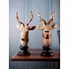 Elegant Deer Head Sculpture Set-4-sm
