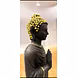 Elegant Black Standing Buddha Statue-1-sm