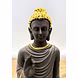 Elegant Black Standing Buddha Statue-4-sm