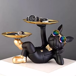 funky bulldog tray holder