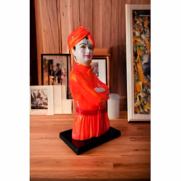 vibrant swami vivekananda statue