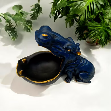 Whimsical Hippo Decorative Bowl-1