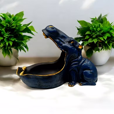 Whimsical Hippo Decorative Bowl-3