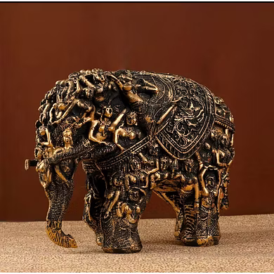 Prosperity Elephant Figurine-1