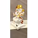 Divine White Lord Ganesha Statue with Gold Accent-1-sm