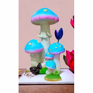 Enchanted Mushroom Figurine Set-1