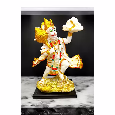 Divine Hanuman Carrying Mountain Statue-2
