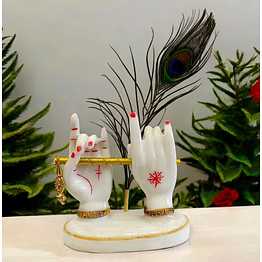 divine krishna hand sculpture