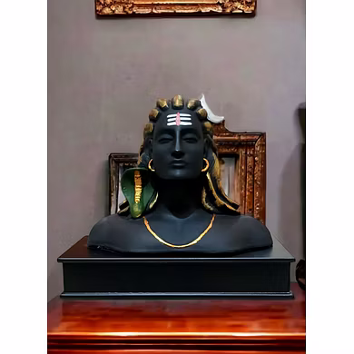 Majestic Shiva Bust Statue-MFN-47