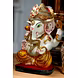 Opulent Ganesh Jeweled Statue-2-sm
