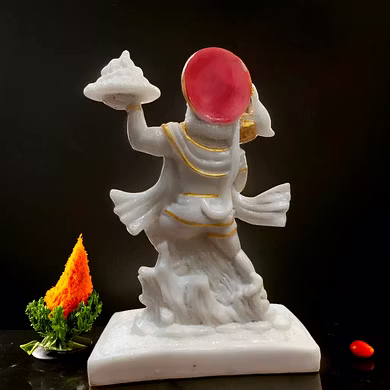 Heroic Hanuman Carrying Mountain Figurine-3