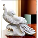 Peaceful Monk and Peacock Statue-3-sm