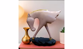 Elegant Minimalist Horse Sculpture