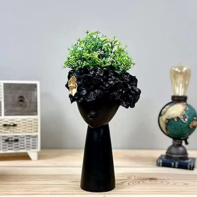 Elegant Floral Face Vase Set-1