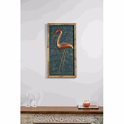 elegant heron wall art