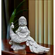 Tranquil Monk on Peacock Figurine-MFN-79-sm