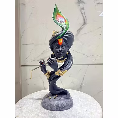Ethereal Krishna Flute Sculpture-4