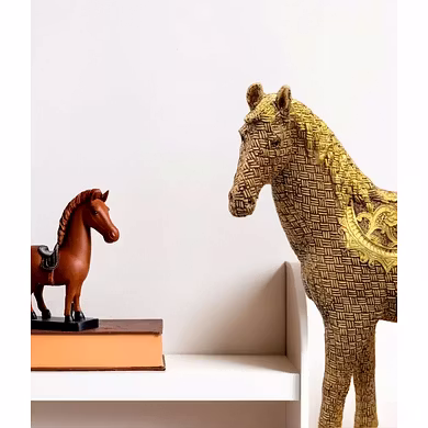 Regal Equestrian Horse Statue-2