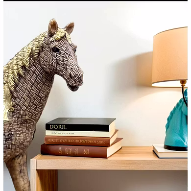 Vintage Elegance Horse Statue-2