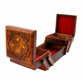 handcrafted wooden jewelry box