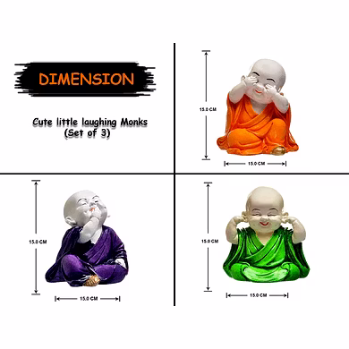 Joyful Monk Trio Set-3