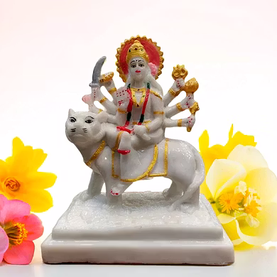 Graceful Goddess Durga Figurine-MFN-93
