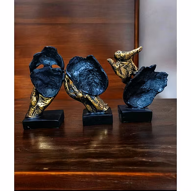 Abstract 3 Faces Art Set-2