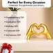 Golden Heart Hands Sculpture-3-sm