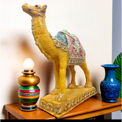Ornate Desert Camel Statue-2