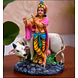 Enchanting Lord Krishna with Cow Statue-MFN-110-sm