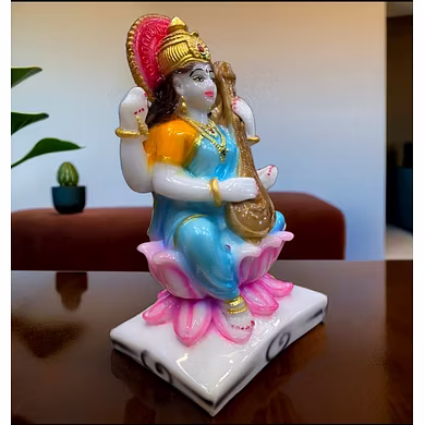 Elegant Goddess Saraswati Figurine-1