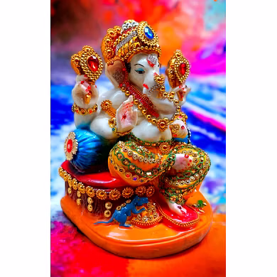 Opulent Lord Ganesha Statue-1