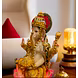 Radiant Lord Ganesha on Lotus Statue-1-sm