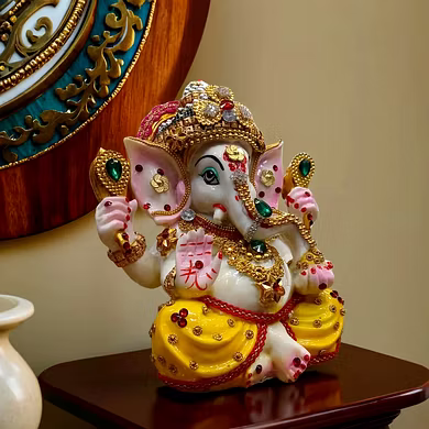 Opulent Lord Ganesha Idol for Prosperity and Success-1