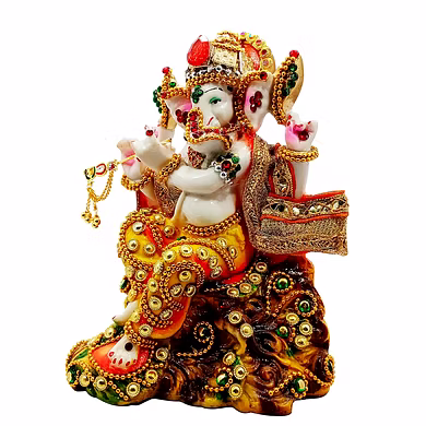 Regal Lord Ganesha Idol MFN-127-3