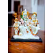 Sacred Shiva Parvati Family Idol MFN-130-12745851-sm