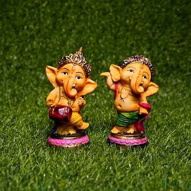 Charming Musical Ganesha Idol Set MFN-137-2