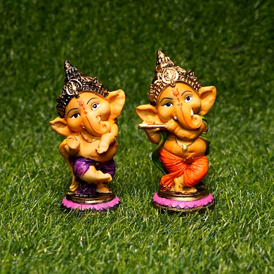 Charming Musical Ganesha Idol Set MFN-137-3